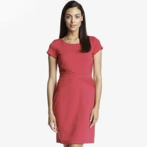 Hot pink Ellen Tracy short sleeve dress
